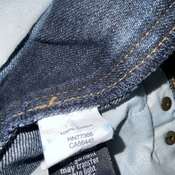 J. Crew Jeans Mens  Size 32  Blue The Driggs Straight Dark Wash - Picture 7 of 9